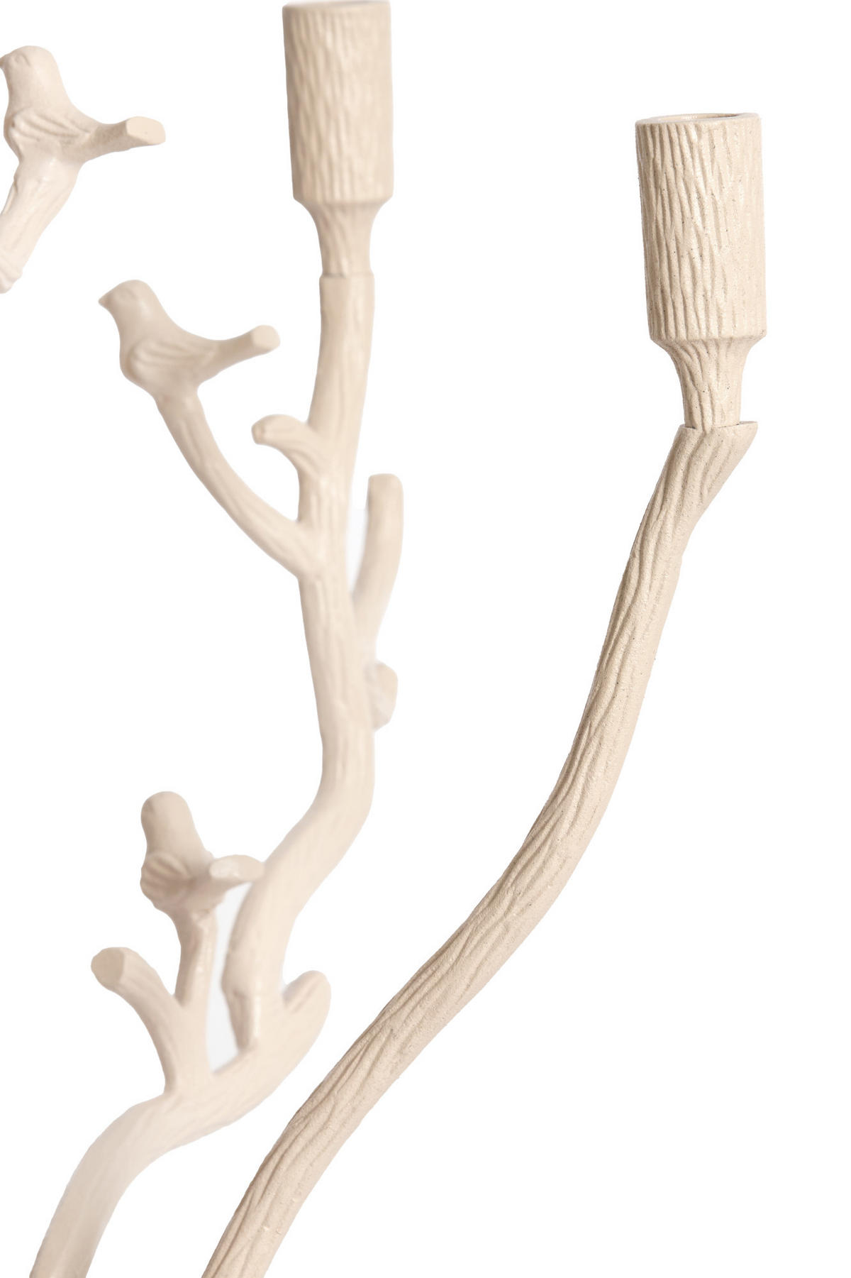 KERZENHALTER Jardia Weiß Ø60/70 cm - Weiß, Metall (35/70/60cm) - Light & Living