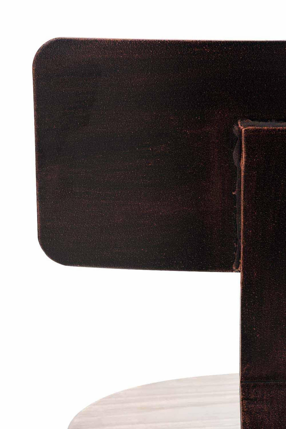 BARHOCKER 2er Set Metall bronze - Bronzefarben, Metall (45/93/45cm) - CLP