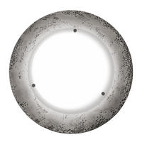 LED-DECKENLEUCHTE - Grau, Metall (35/35/6cm) - Lumicom