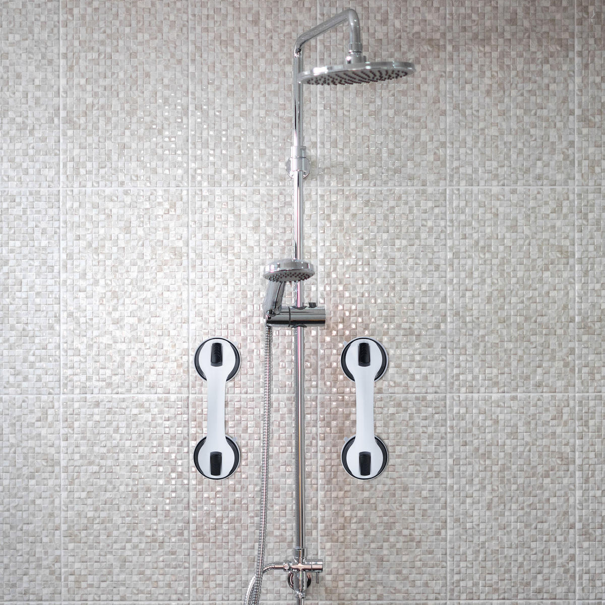 2XHALTEGRIFF - Multicolor, Kunststoff (10/30/8.5cm) - Relaxdays