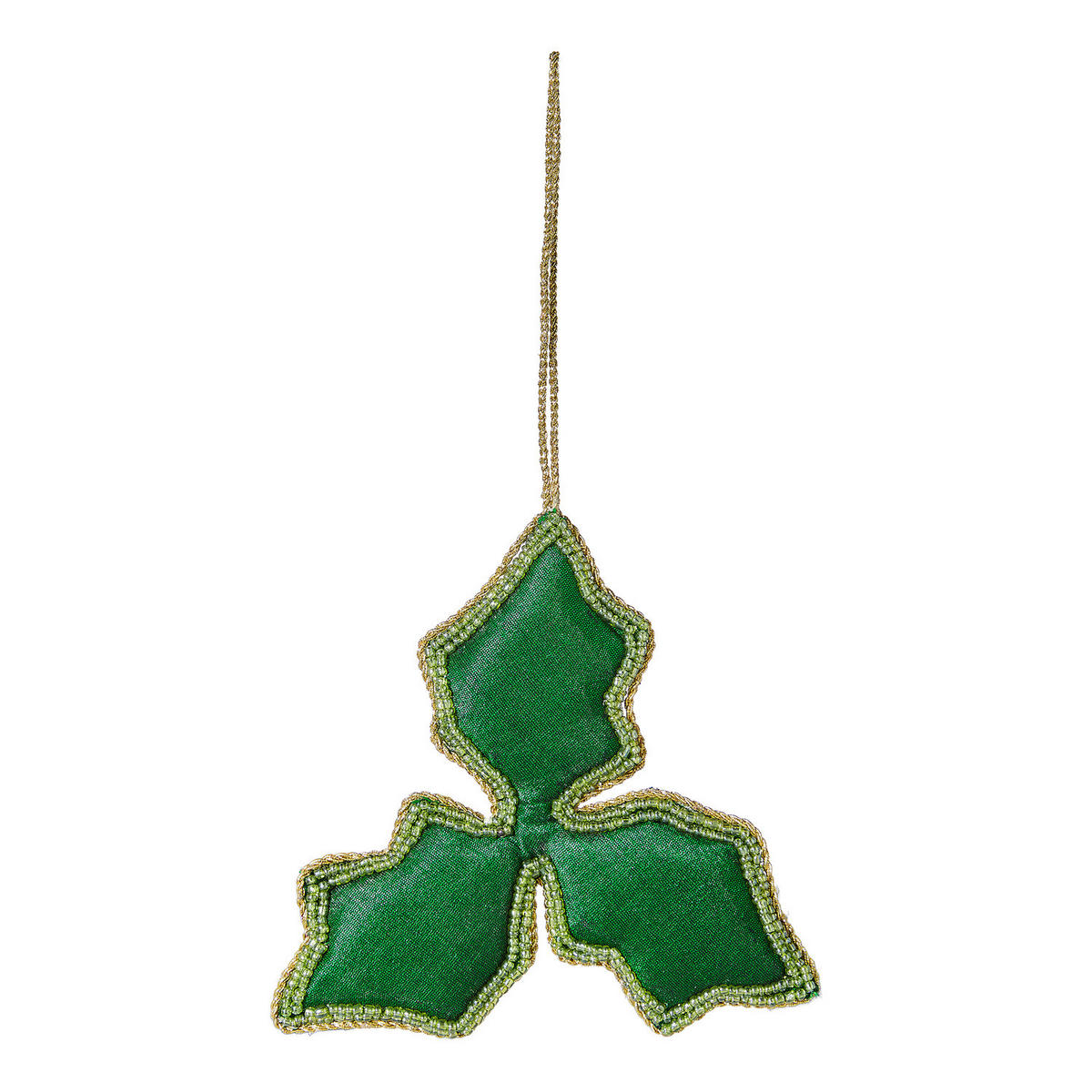 BAUMANHÄNGER Hang On Ornamanet Ilex - Grün, Glas/Kunststoff (13/13/1cm) - Butlers