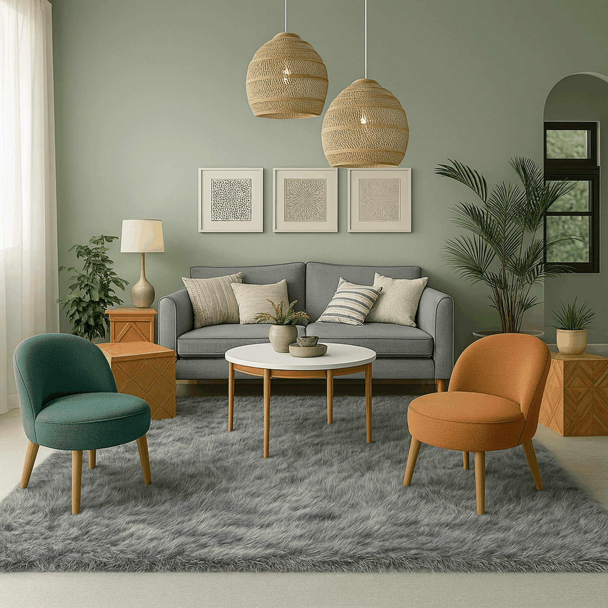 LUXUS SUPER SOFT FELLTEPPICH ASPEN MELIERT - Grau, Textil (70/140cm) - Pergamon
