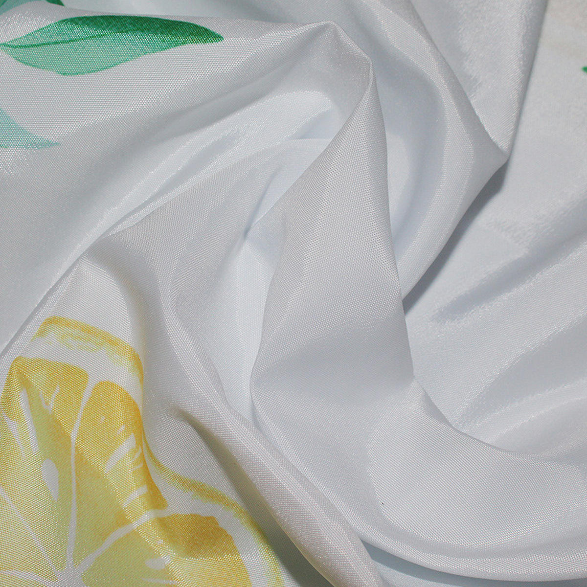 DUSCHVORHANG Gelb Polyester 72 x 72 cm wasserdicht maschinenwaschbar mit Haken Kunststoff - Multicolor, Textil (180/180cm) - MCBOSON