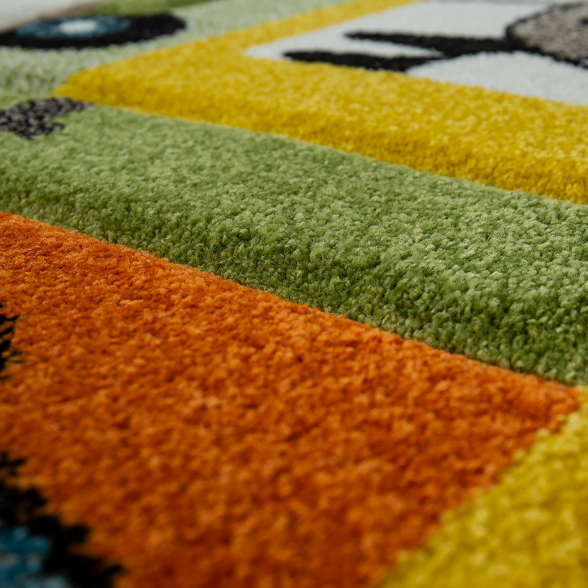 KINDERTEPPICH 120/120 cm Diamond 635 - Grün, Textil (120/120cm) - Paco Home
