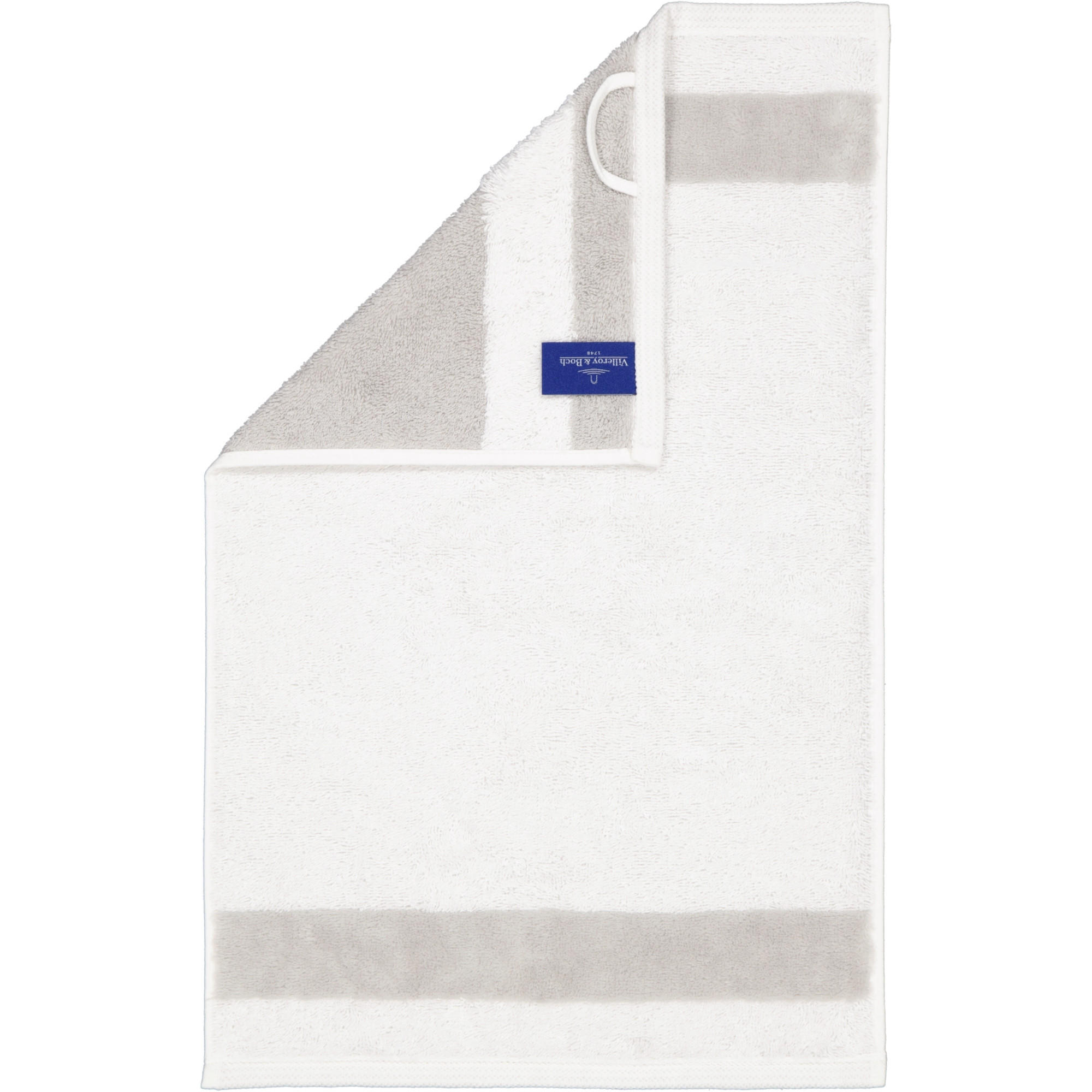 HANDTÜCHER LUXURY DOUBLE 2560 BRILLIANT WHITE - 76 - Weiß, Textil (30/50cm) - Zöllner