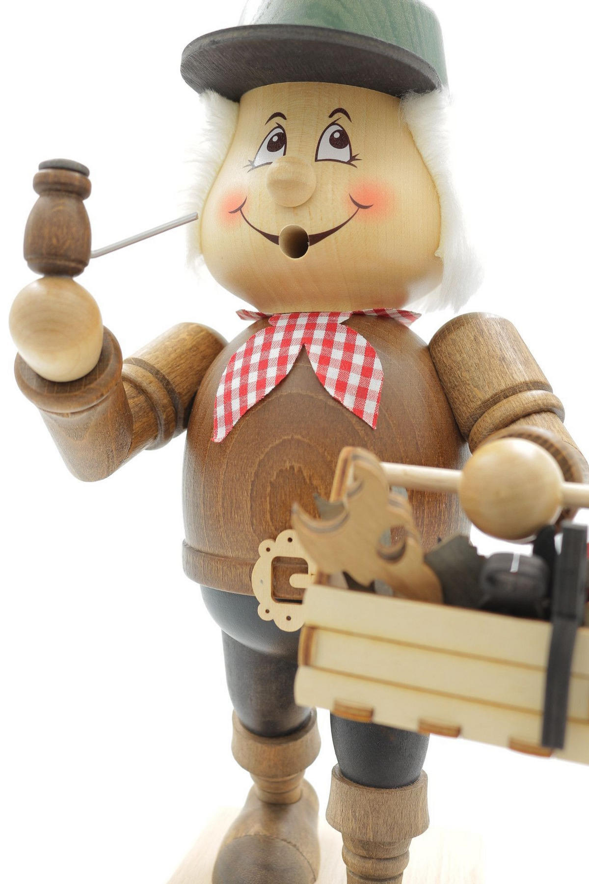 RAUCHFIGUR Wichtel Handwerker 32 cm - Multicolor, Holz (15/31/0.1cm)