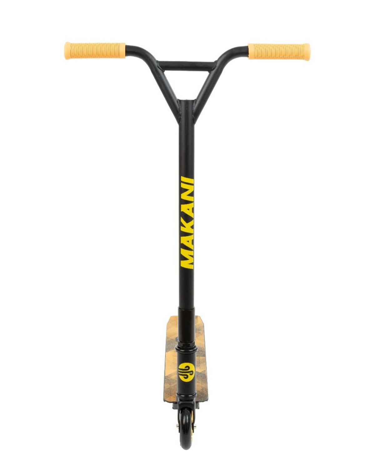 KINDERROLLER Gord gelb Griff 360° drehbar, Hinterradbremse, ABEC7 - Gelb, Metall (85/48/64cm) - Makani