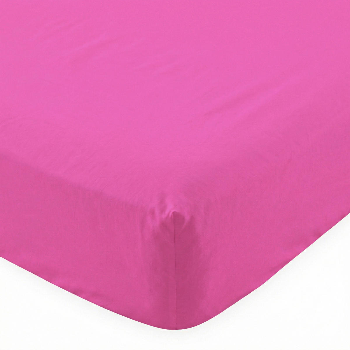 SPANNBETTTUCH basic 105x200x32 cm fuchsie - Rosa, Textil (105/200cm) - Happy Friday