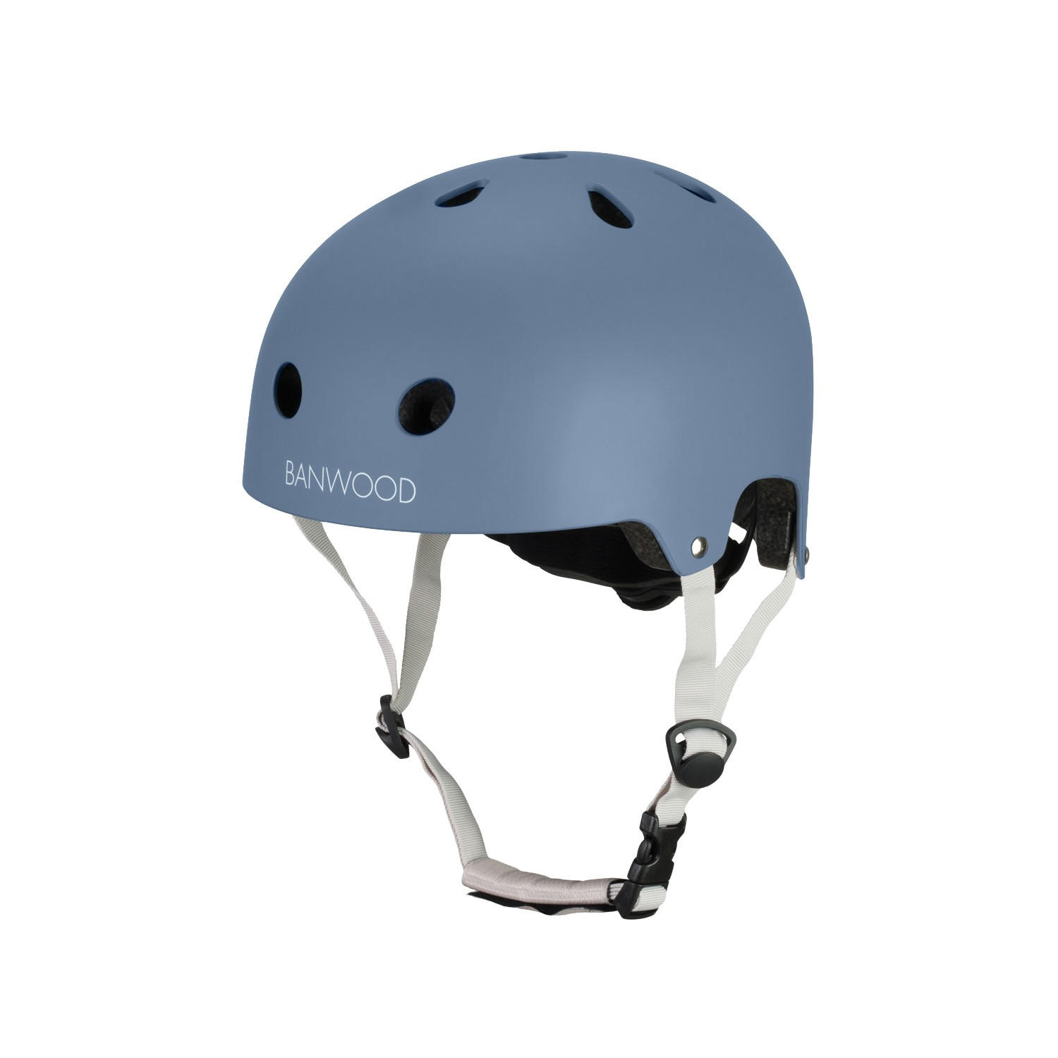 HELM für Kinder aus ABS-Recyclingmaterial, ab 3 Jahren, Tiefmeer - Dunkelblau, Kunststoff (21/24cm) - Banwood