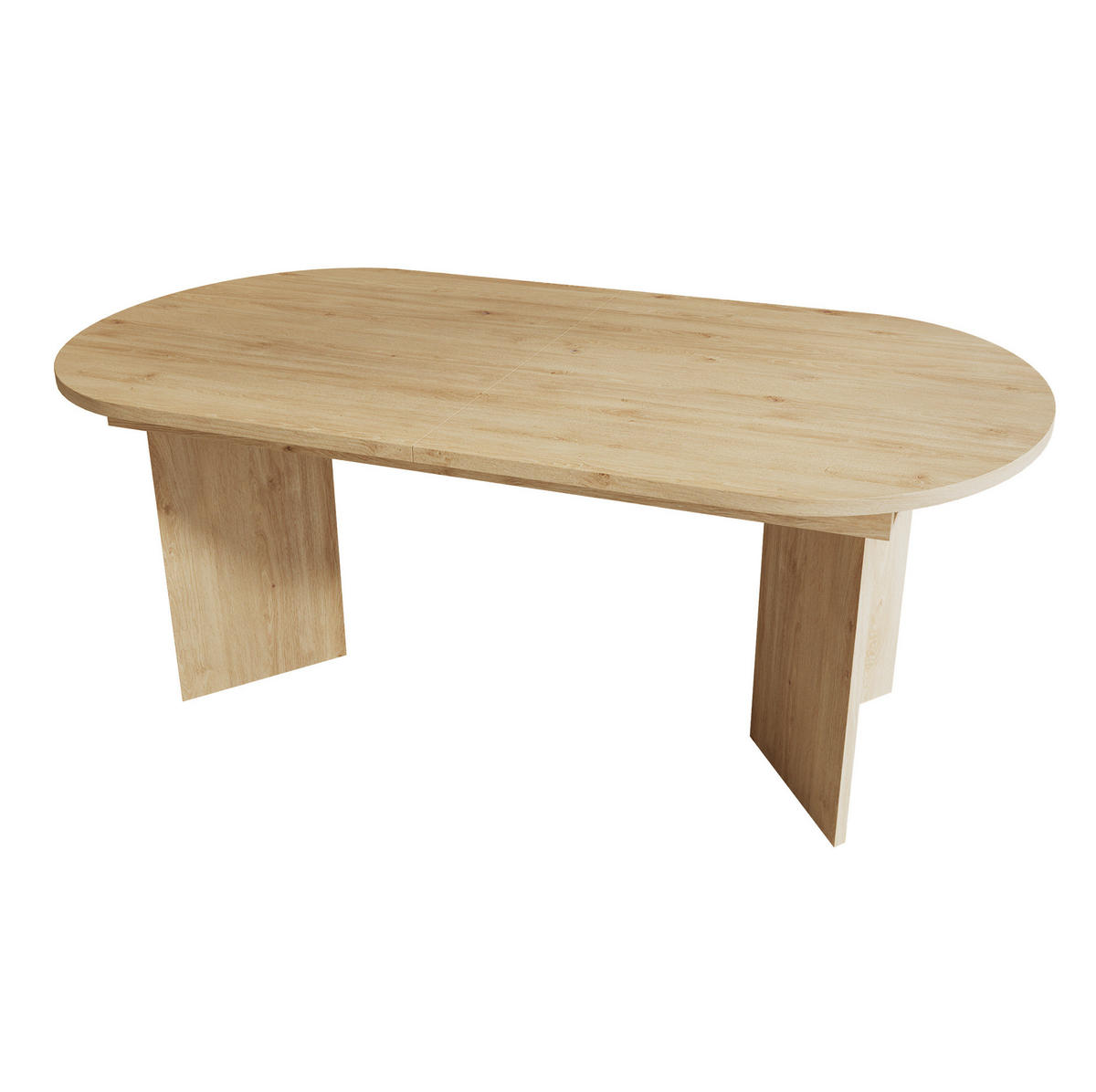 ESSTISCH 160/200/90 cm Eiche aus MDF mit Ausziehfunktion - Eichefarben, Holzwerkstoff (200/90/75cm) - OKMYHOME