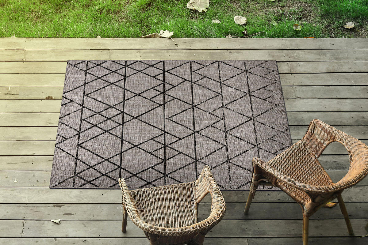 TEPPICH Floorlux 240/330 cm - Grau, Textil (240/330cm) - rugsX