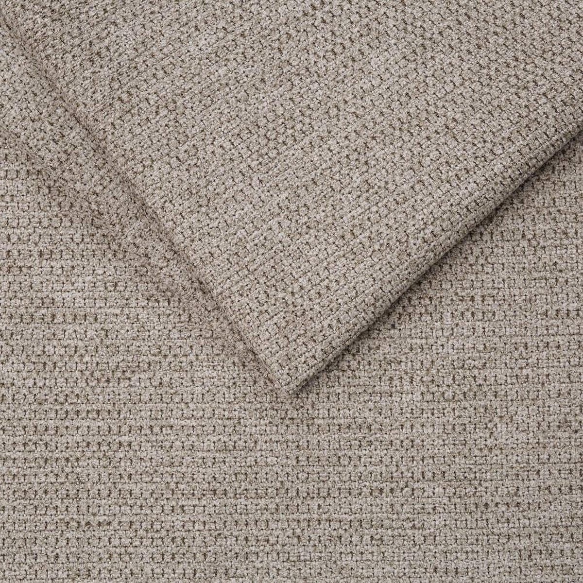 ECKSOFA mit Schlaffunktion, verstellbare Armlehne und Kopfstützen - Chromfarben/Beige, Textil (219/260cm) - ed exciting design