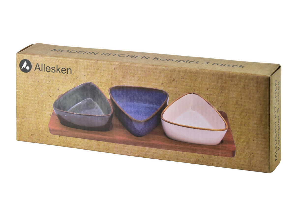 SERVIERSCHALEN Modern Kitchen Blau 28/9.5/5 cm Porzellan - Blau, Keramik (10/5/29cm) - Mondex