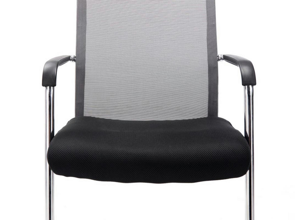 STUHL 2er Set Lederlook grau - Grau, Textil/Metall (55/106.5/62cm) - CLP
