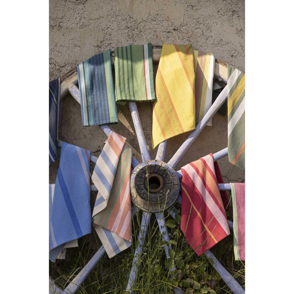 RECYCELTES GESCHIRRTUCH Yuna majorella 50 x 70 cm - Dunkelblau, Textil (50/70cm) - Winkler