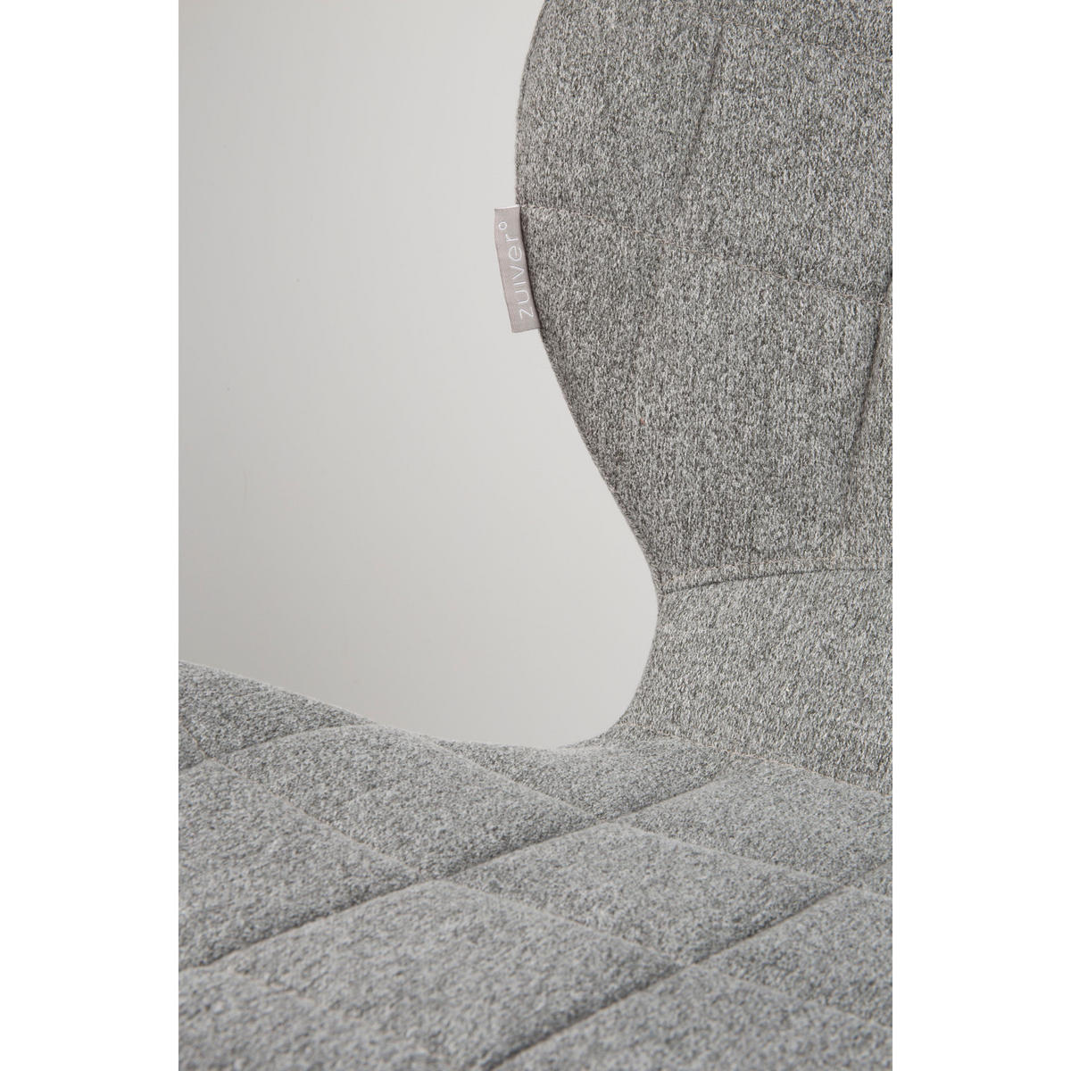 ESSZIMMERSTUHL OMG Hellgrau - 2 er Set - Grau, Textil (51/79/59cm) - Zuiver
