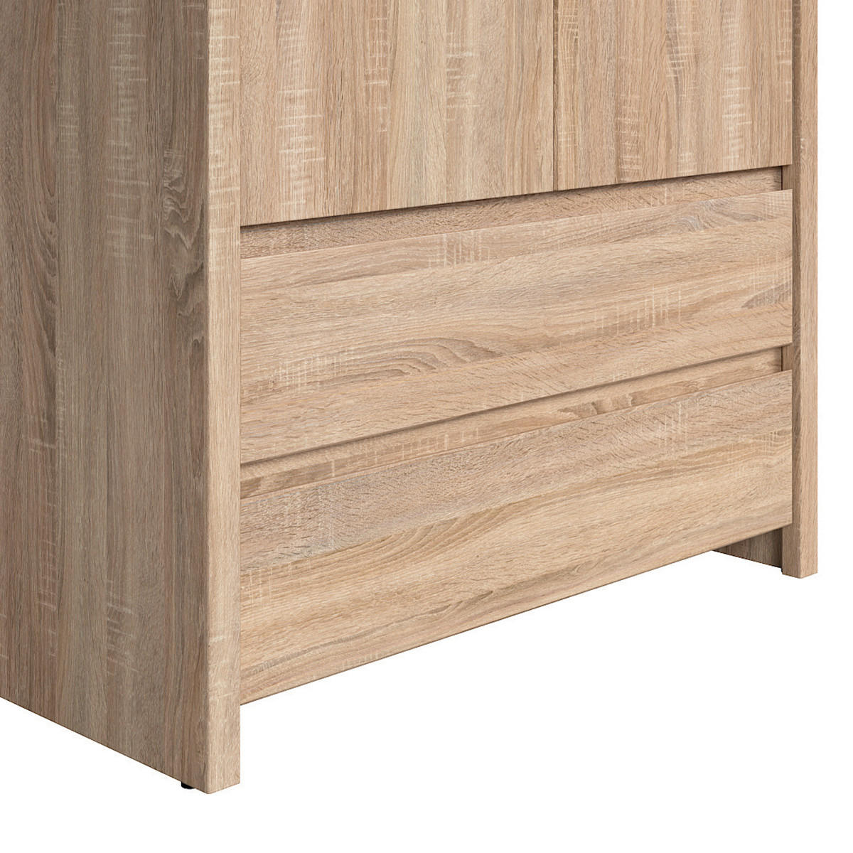 SKŘÍŇ 2DVEŘOVÁ Soren Dřevo - hnědá, kompozitní dřevo (90/200.5/55.5cm) - Petits-meubles