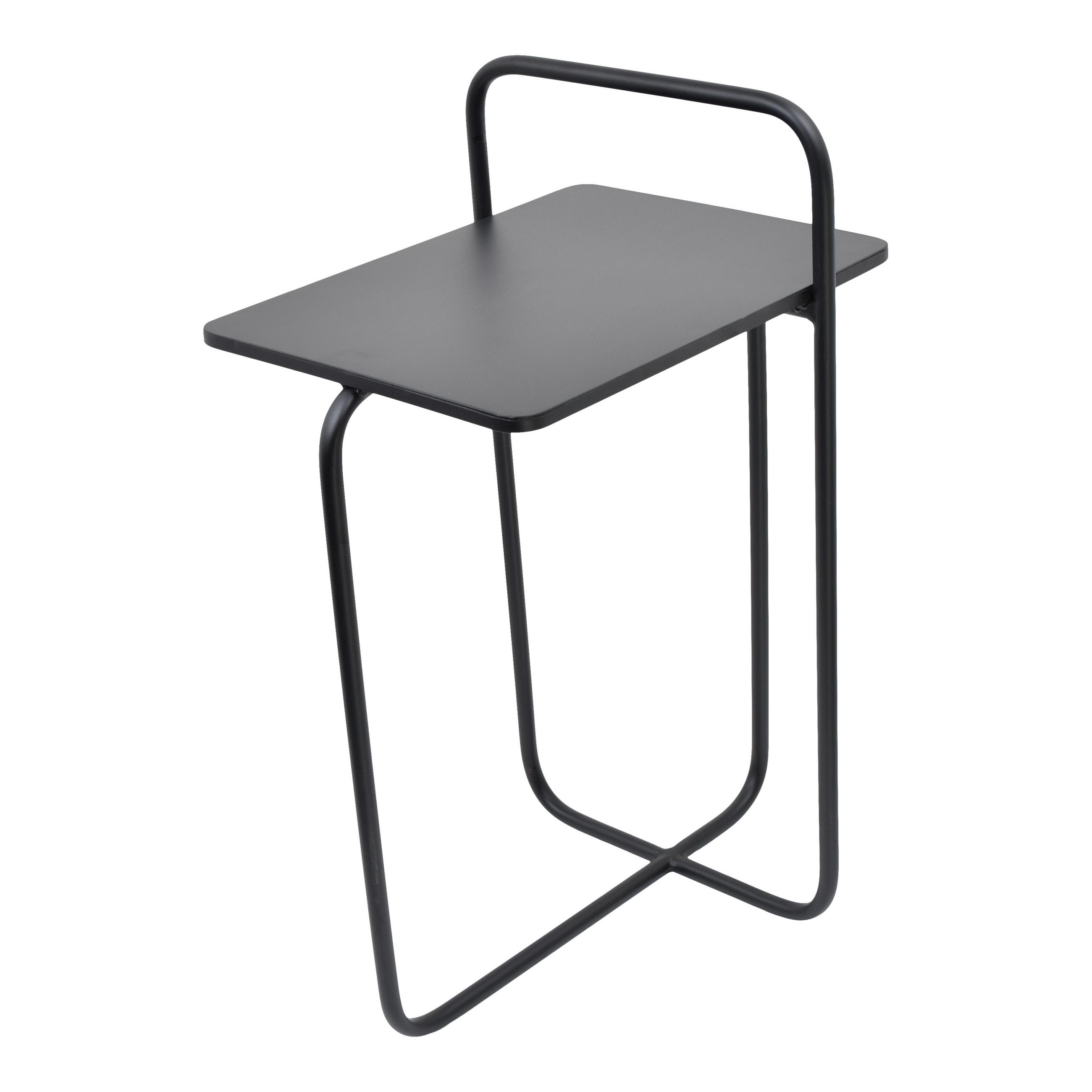 BEISTELLTISCH Easy Schwarz - Schwarz, Metall (28/37/68cm) - LOFT42