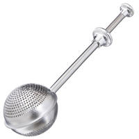 INFECTOR für Tee und Kräuter Silbern 18/5/5 cm - Silberfarben, Metall (5/18cm) - Secret de Gourmet