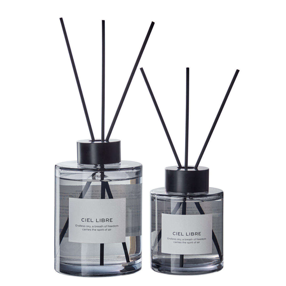 RAUMDUFT Pure Poetry Ciel Libre 150ml - Dunkelgrau, Glas (6/20/6cm) - Butlers