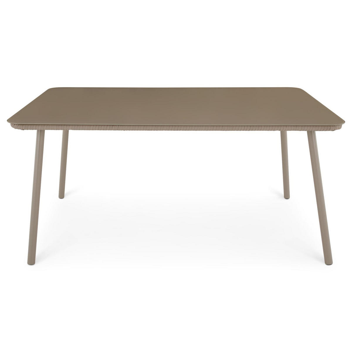GARTENMÖBEL SET VOLONTE - Braun, Glas/Metall - IDIMEX