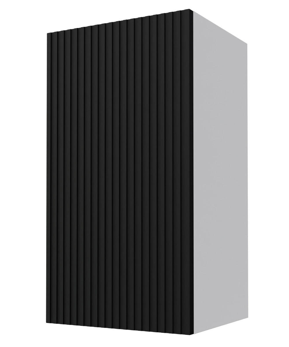 Feldmann-Wohnen Hängeschrank Schwarz, Grau 40x72x32.5 cm