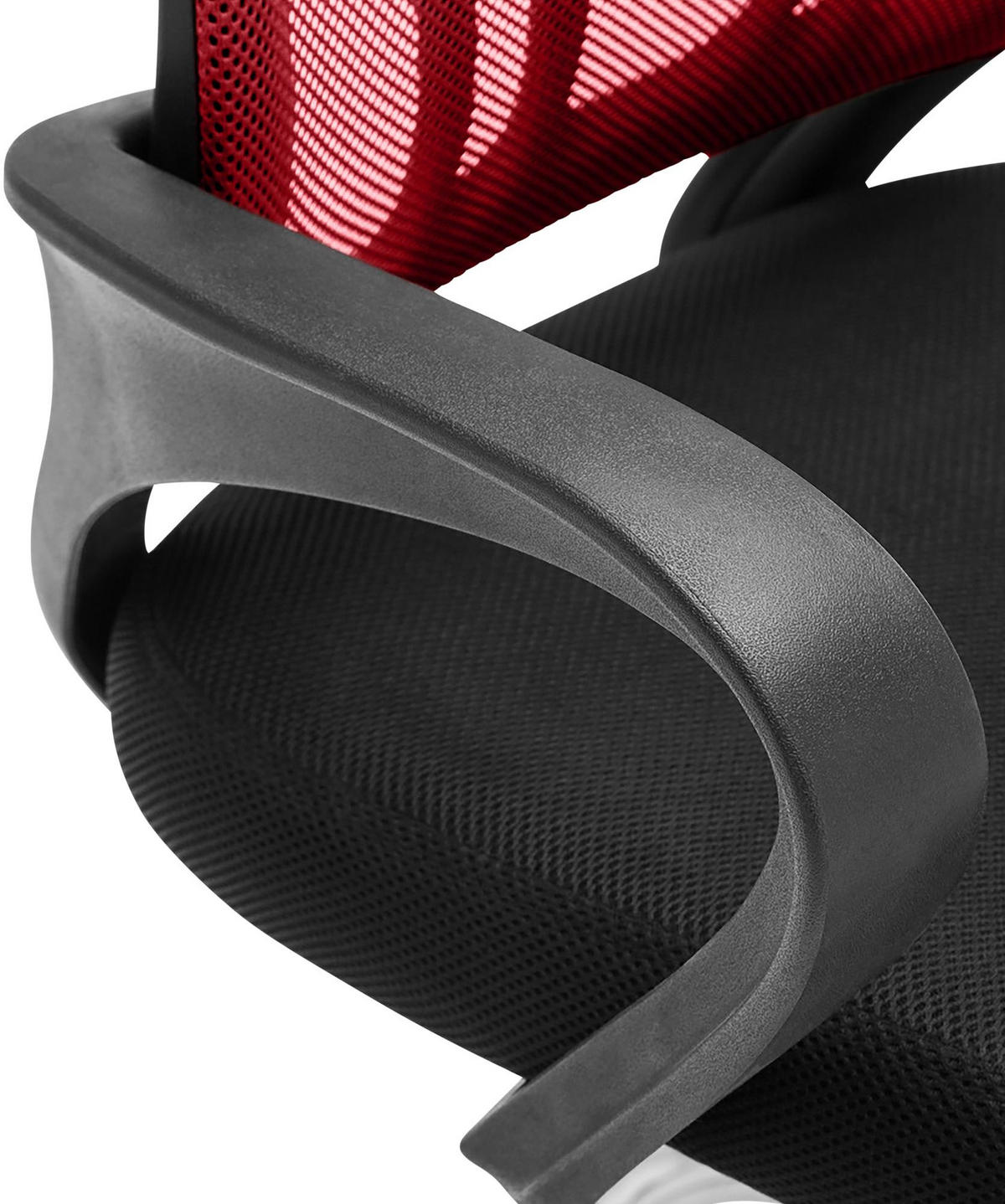 SCHWINGSTUHL Stoff rot - Rot, Textil/Metall (59/91/53cm) - CLP