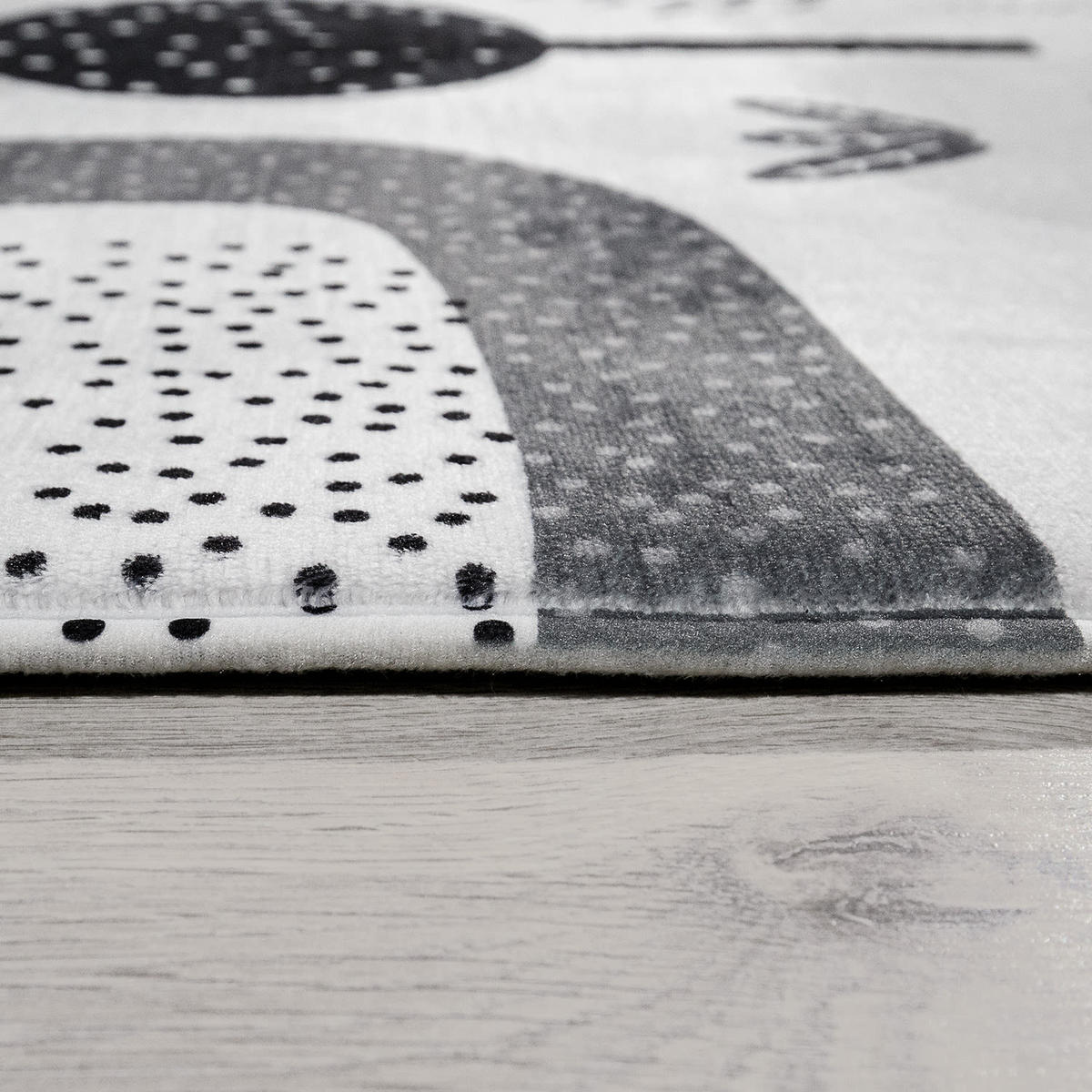 KINDERTEPPICH waschmaschinenwaschbar Reise Kinderzimmer schmutzabweisend Weiß Rechteckig 80x150 - Weiß, Textil (80/150cm) - KADIMA DESIGN