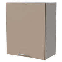 HÄNGESCHRANK Brerra W2/60 Weiß / RAL 1019 graubeige Matt 60 / 32,5 / 72cm - Graubraun/Weiß, Holz/Holzwerkstoff (60/72/32.5cm) - Feldmann-Wohnen