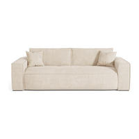 SCHLAFSOFA - 4 Personen - Stoff - Beige - - Beige, Textil (236/80/105cm) - Vente-Unique