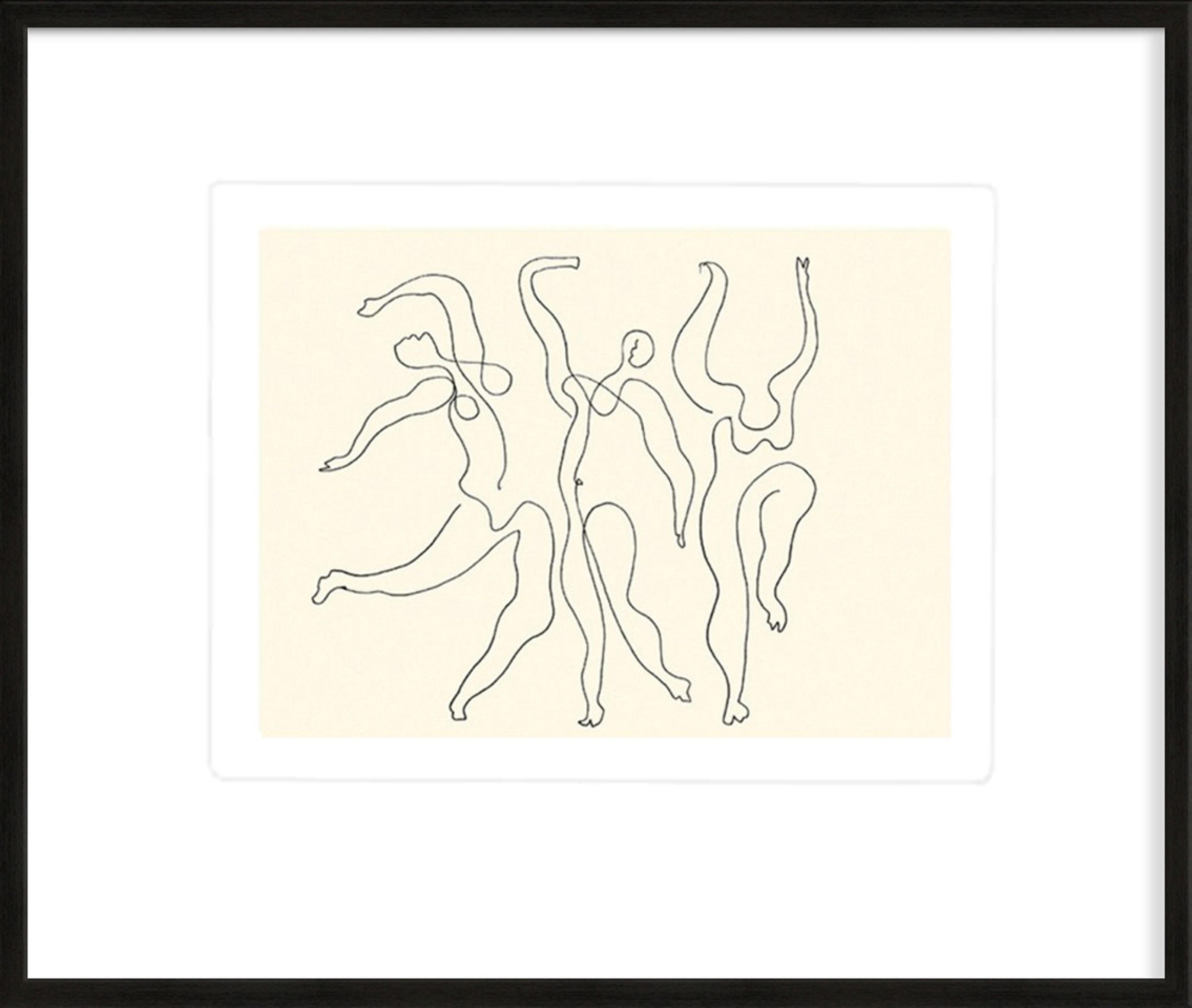 BILD gerahmt 63x53 cm Pablo Picasso „Drei Tänzer“ - Weiß, Holz (63/53cm) - artissimo