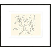 BILD gerahmt 63x53 cm Pablo Picasso „Drei Tänzer“ - Weiß, Holz (63/53cm) - artissimo