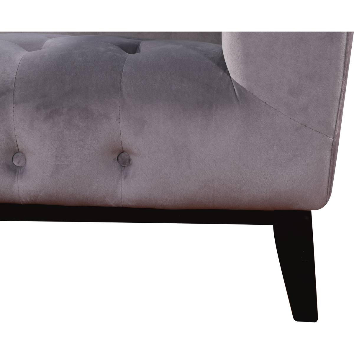 EINZELSOFA vanessa Hellgrau - Grau, Textil (82/75.5/189cm) - Habitat Garten