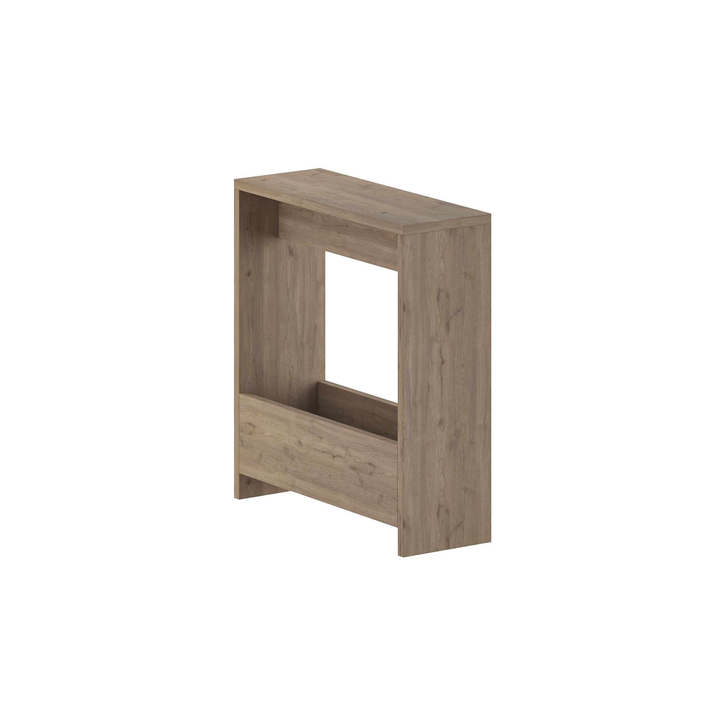 Decortie Beistelltisch Eiche 55.2x60x20 cm