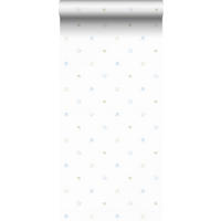 TAPETE Pfotenabdrücken 53 cm x 10 m - Blau, Papier (53/0.1cm) - Sanders & Sanders