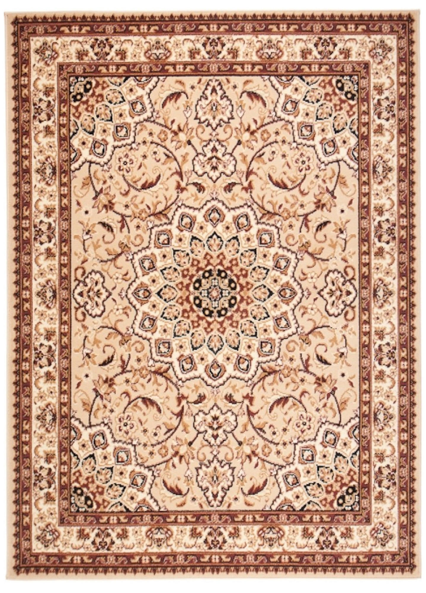 TEPPICH ATLAS Beige Hellbraun 250/300 cm - Hellbraun/Beige, Textil (250/300cm) - Tapiso