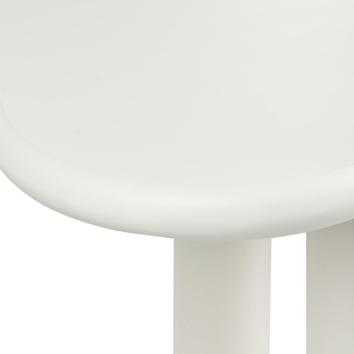 ESSTISCH Weiß Ondle - Creme, Holzwerkstoff (188/94/74cm) - Beliani