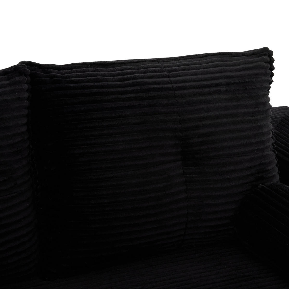 SCHLAFSOFA DE-33818 3-Sitzer mit Federkern Schwarz - Schwarz, Textil (232/80/98cm) - ComfortXL