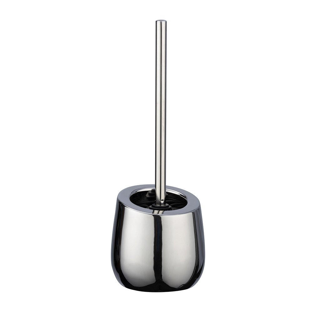 WC-BÜRSTE Badi 13,5/13,5/38 cm - Silberfarben, Keramik (13.5/38/13.5cm) - Wenko