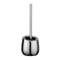 WC-BÜRSTE Badi 13,5/13,5/38 cm - Silberfarben, Keramik (13.5/38/13.5cm) - Wenko