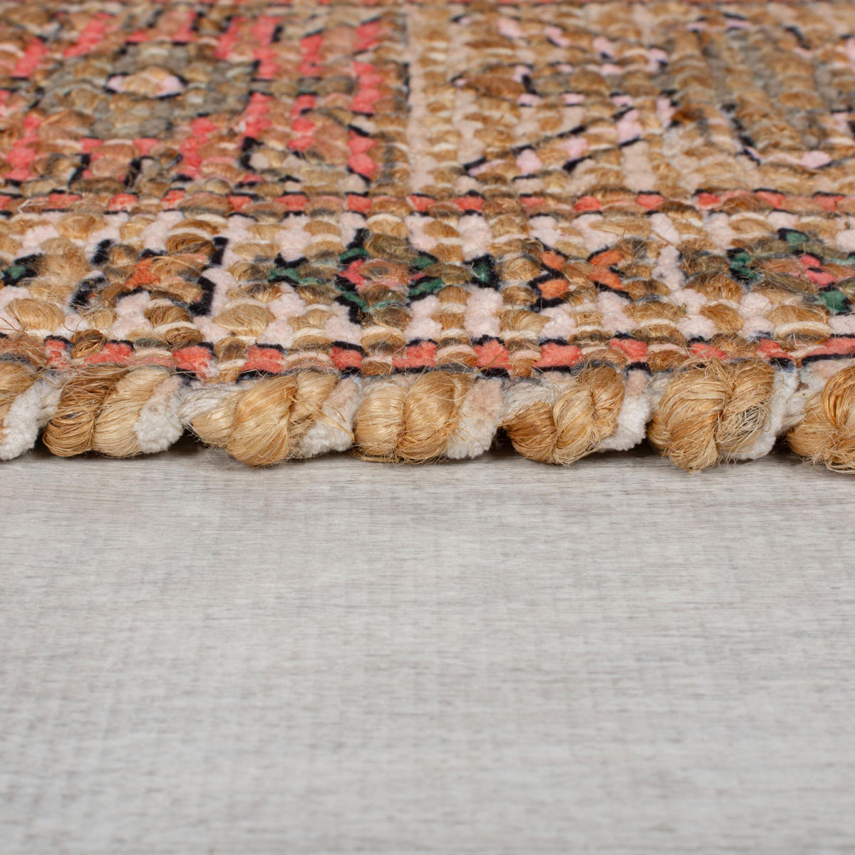TEPPICH Flachgewebe Orientalisch, Wohnzimmer Rosa Rechteckig 160x230 - Rosa, Textil (160/230cm) - KADIMA DESIGN
