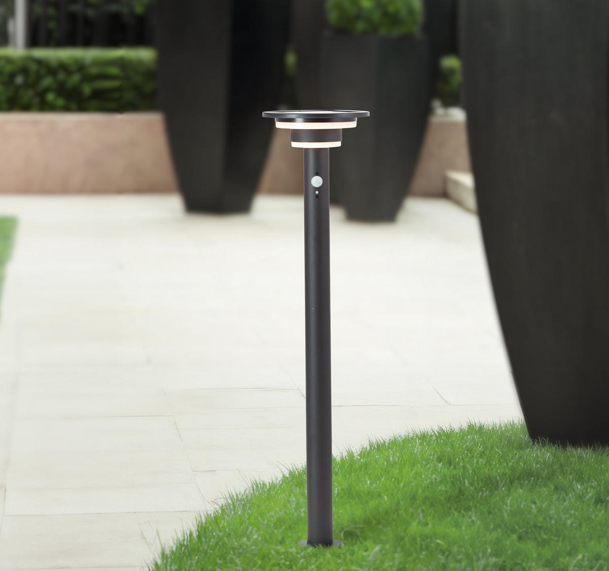 STEHLAMPE Garvina G40407/06 - Schwarz, Metall (21/21/85cm) - Brilliant