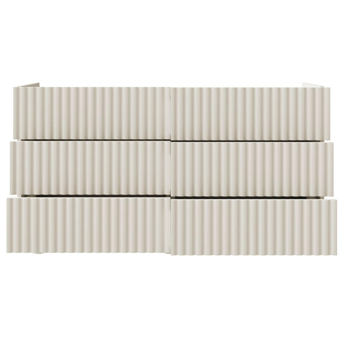 KOMMODE Fiorra Greige 147 cm - Kaschmir, Holzwerkstoff (147/84/38.8cm) - Selsey