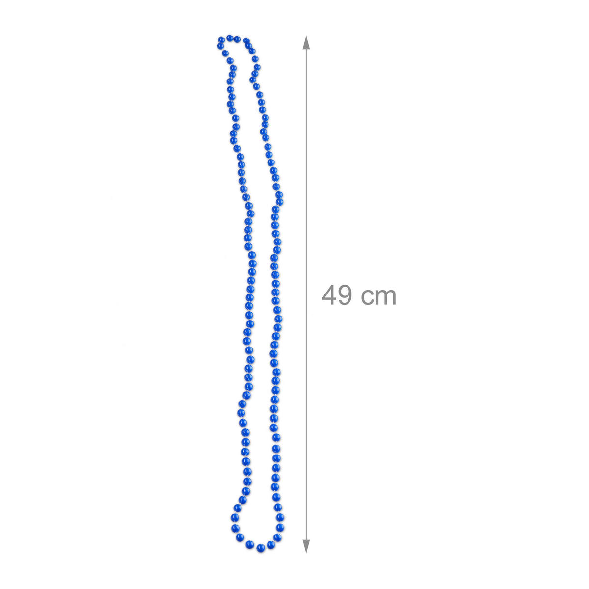12XPERLOVÉ retiazky - viacfarebná, plast (1/49/0.5cm) - Relaxdays