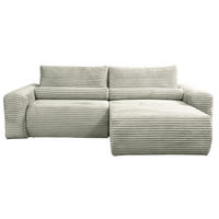 ECKSOFA Leo Greige beidseitig montierbar - Taupe, Kunststoff/Textil (255/85cm) - Selsey