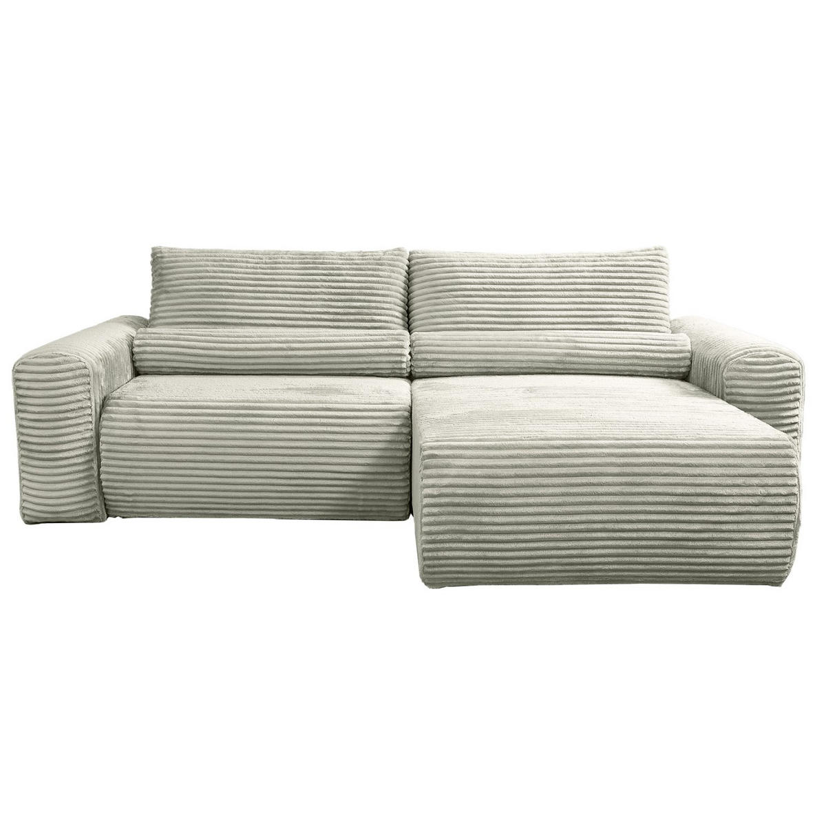 ECKSOFA Leo Greige beidseitig montierbar - Taupe, Kunststoff/Textil (255/85cm) - Selsey