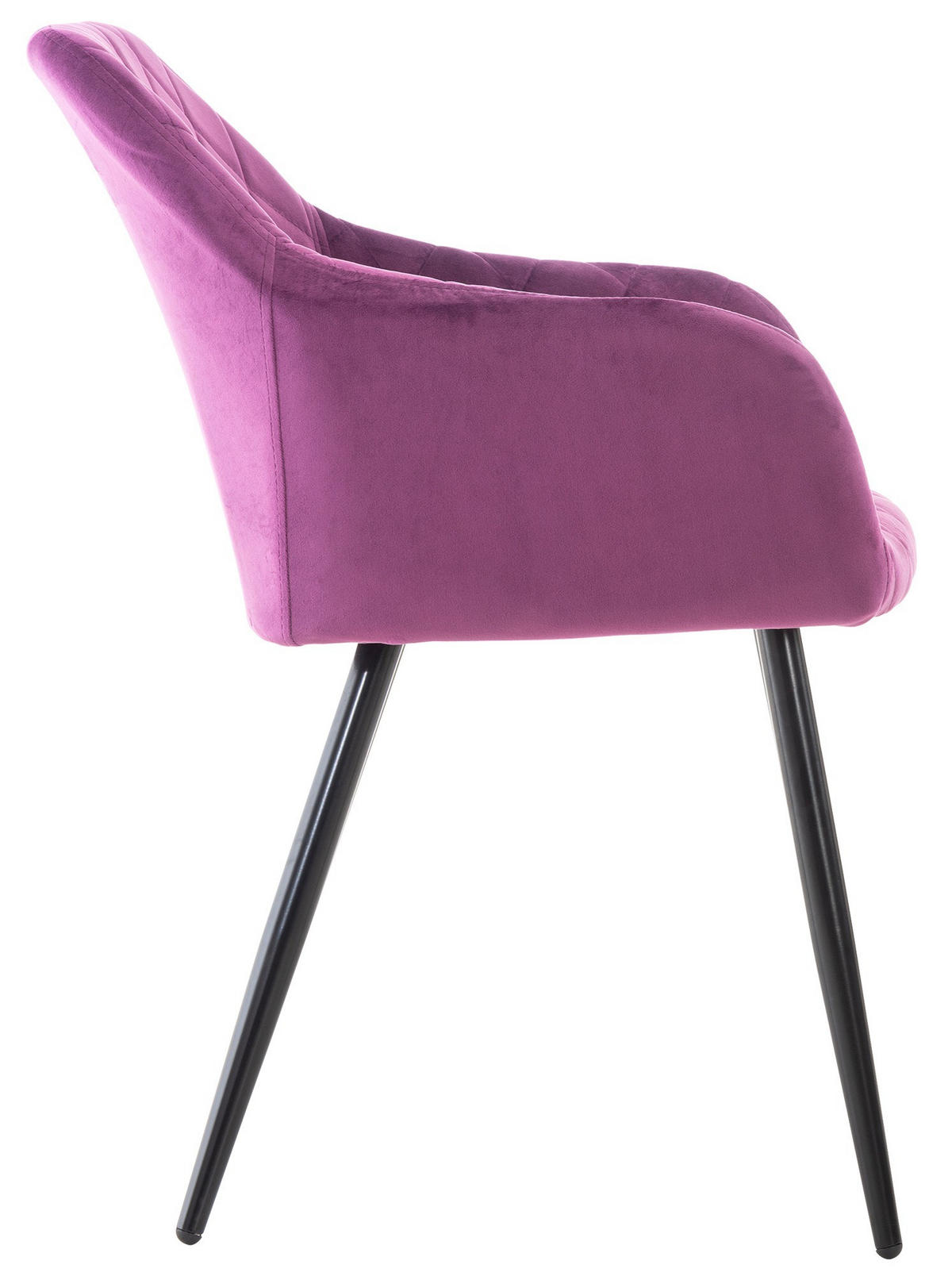 ESSZIMMERSTUHL Shila 84x47x44 cm lila - Lila, Textil (47/84/44cm) - furnicato