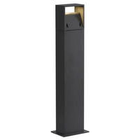 WEGELEUCHTE Logs Anthrazit - Anthrazit, Metall (13/13/69.5cm) - SLV
