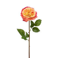 KUNSTBLUME Künstliche Rose - Ginny 60 cm - Pink, Kunststoff (60cm) - Emerald