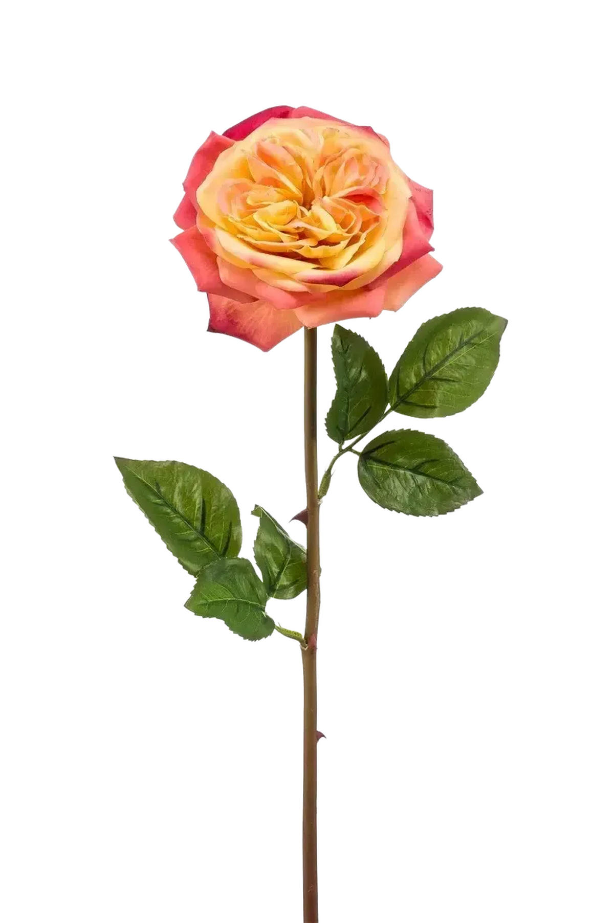 KUNSTBLUME Künstliche Rose - Ginny 60 cm - Pink, Kunststoff (60cm) - Emerald